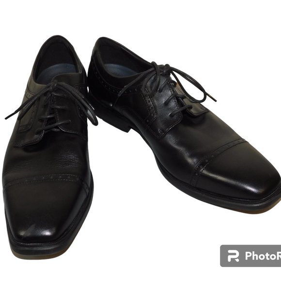 Rockport DresSports  Black Leather Lace Up Dress Shoes Men\'s Size 13 main image 4
